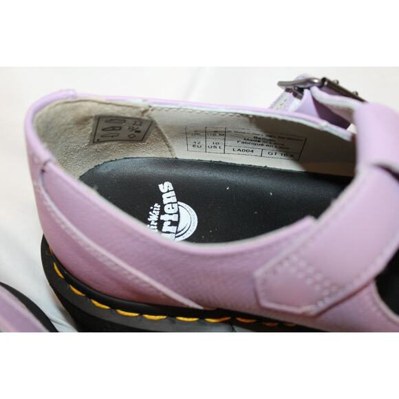 NIB DR. MARTENS WOMEN'S BETHAN LEATHER LOAFER SANDALS LILAC $160 - Picture 6 of 6